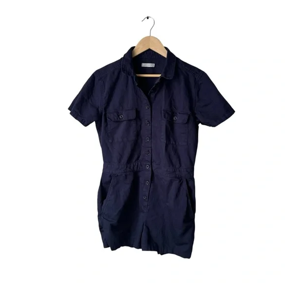 Outerknown S.E.A. Shortall blue Jumpsuit linen cotton blend - Picture 2 of 10